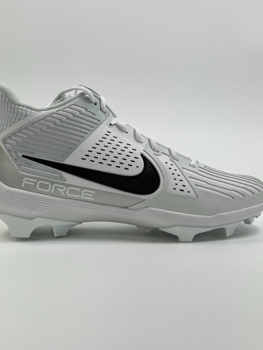 Nike Force Savage Pro 3 'White Metallic Black' DA5453-104 Football size 16